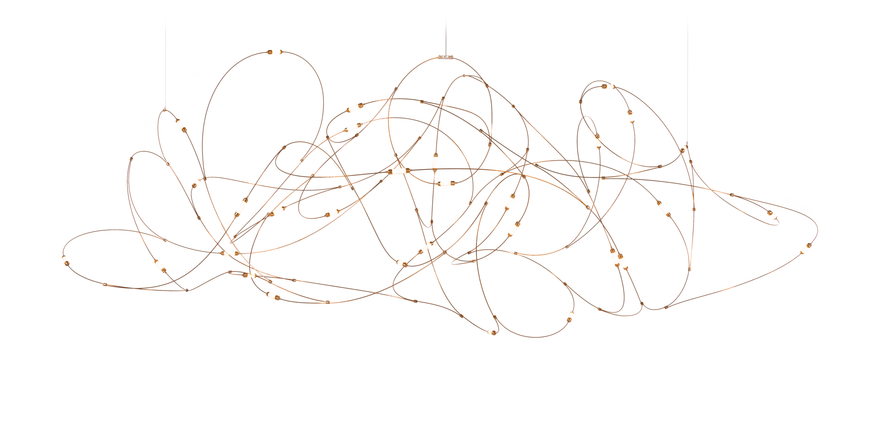 Flock of Light 31 suspension front view